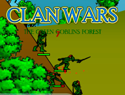Xogo Clan Wars: Goblin Bosque en liña.