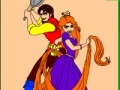 Xogo Coloring: Flynn and Rapunzel