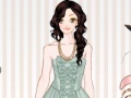 Xogo Blue N Pink Rose Dress