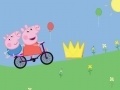 Xogo Peppa Pig on bike