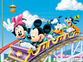 Xogo Mickey in Rollercoaster - Set the blocks