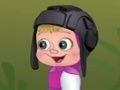 Xogo Masha and the Bear: Jumping on logs