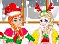 Xogo Elsa And Anna Christmas Day