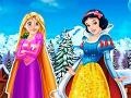 Xogo Rapunzel And Snow White Winter Dress Up