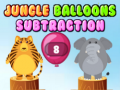 Xogo Jungle Balloons Subtraction
