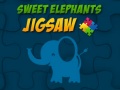 Xogo Sweet Elephants Jigsaw