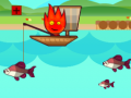 Xogo FireBoy And WaterGirl Go Fishing