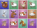 Xogo Farm animals matching puzzles