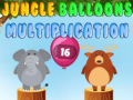 Xogo Jungle balloons multiplication