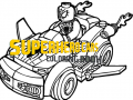 Xogo Superhero Cars Coloring Book