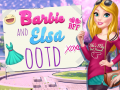 Xogo Barbie and Elsa OOTD