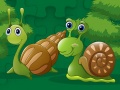 Xogo Cute Snails Jigsaw
