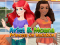 Xogo Ariel and Moana Princess on Vacation