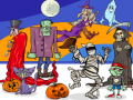 Xogo Find 5 Differences Halloween