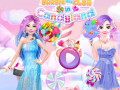 Xogo Barbie and Elsa in Candyland