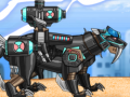 Xogo Combine!  Dino Robot 5 Smilodon Black Plus