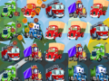 Xogo Cartoon Trucks Match 3 