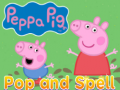Xogo Peppa pig pop and spell