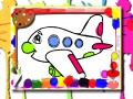 Xogo Airplane Coloring Book