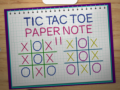 Xogo Tic Tac Toe Paper Note 2