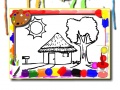 Xogo Back To School: House Coloring Book
