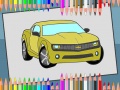 Xogo American Cars Coloring Book