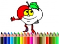 Xogo Back To School: Fruits Coloring