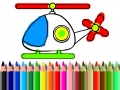 Xogo Back To School Helicopter Coloring