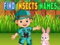 Xogo Find Insects Names