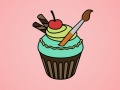 Xogo Yummy Cupcake Coloring