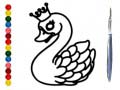 Xogo Back To School: Swan Coloring Book