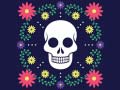 Xogo Colorful Skull Jigsaw