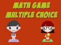 Xogo Math Game Multiple Choice