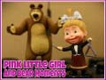 Xogo Pink Little Girl and Bear Moments