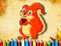 Xogo Squirrel Coloring Book