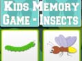 Xogo Kids Memory game - Insects
