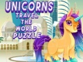 Xogo Unicorns Travel The World Puzzle
