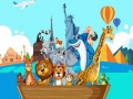 Xogo Crazy Friends Travel The World Puzzle