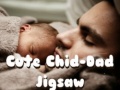 Xogo Cute Child-Dad Jigsaw
