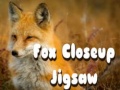 Xogo Fox Closeup Jigsaw