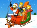 Xogo Simpsons Christmas Jigsaw Puzzle