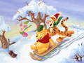 Xogo Winnie the Pooh Christmas Jigsaw Puzzle 2