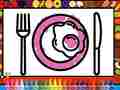 Xogo Color and Decorate Dinner Plate