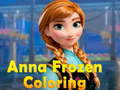 Xogo Anna Frozen Coloring
