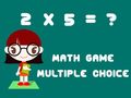Xogo Math Game Multiple Choice