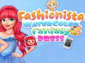 Xogo Fashionista Watercolor Fantasy Dress