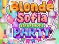 Xogo Blonde Sofia Stay at Home Party