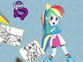 Xogo Equestria Girls Coloring Book