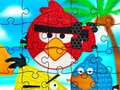 Xogo Funny Birds Pop It Jigsaw