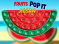 Xogo Fruits Pop It Jigsaw